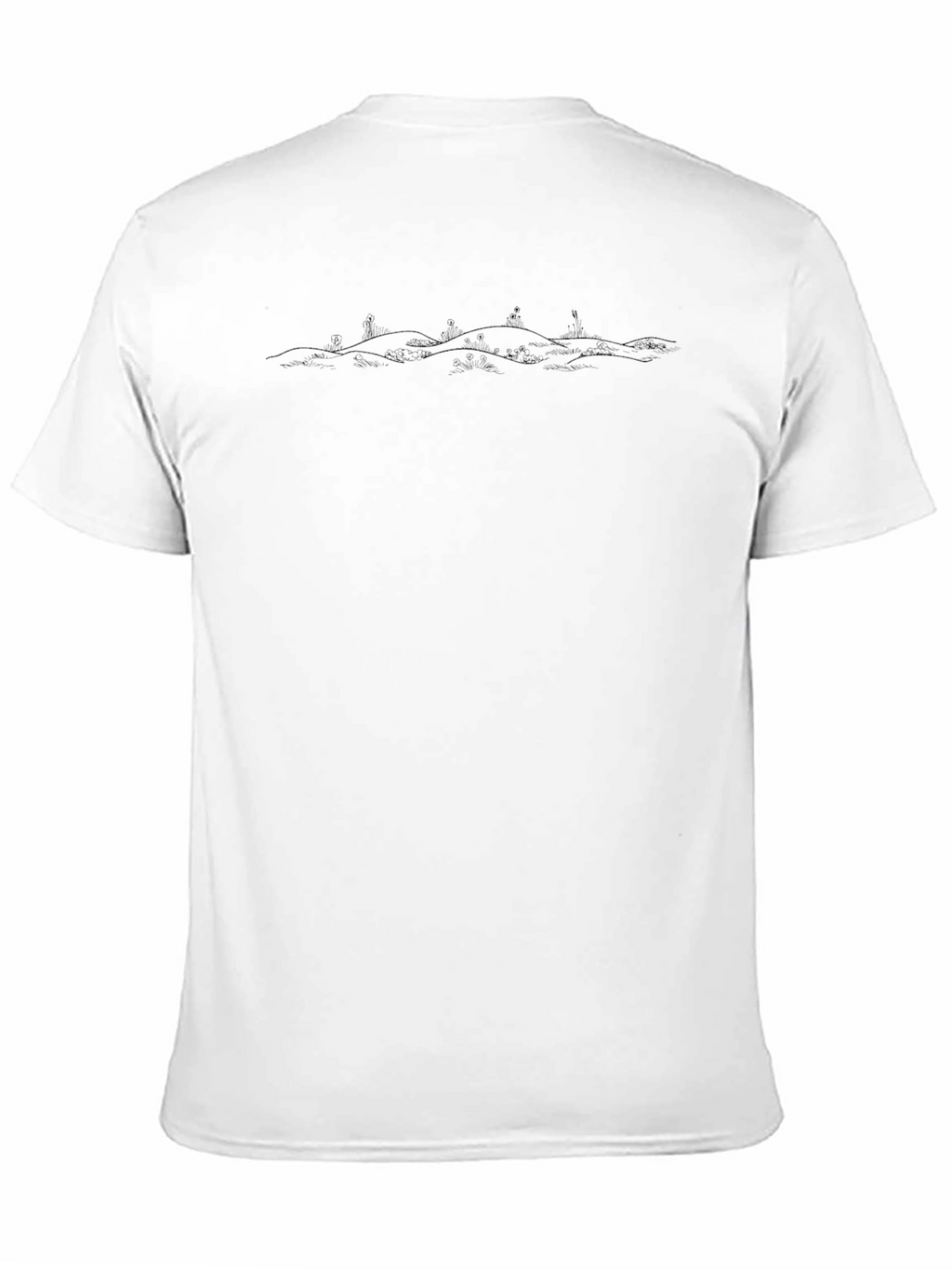 Minimalist Hills Black T-Shirt
