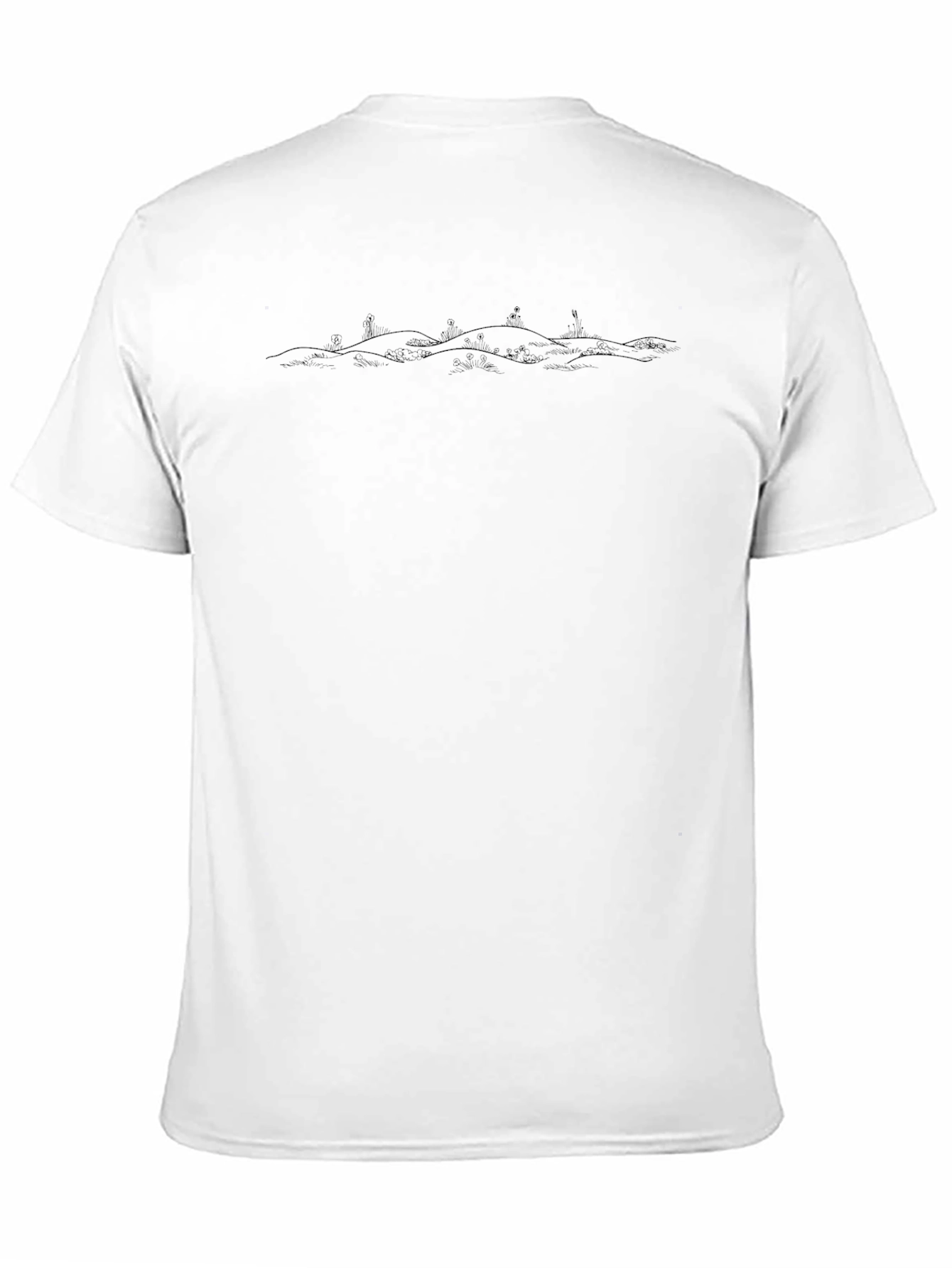 Minimalist Hills Black T-Shirt