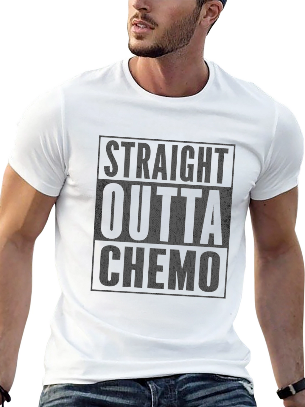 Straight Outta Chemo T-Shirt - Cancer Survivor Tee