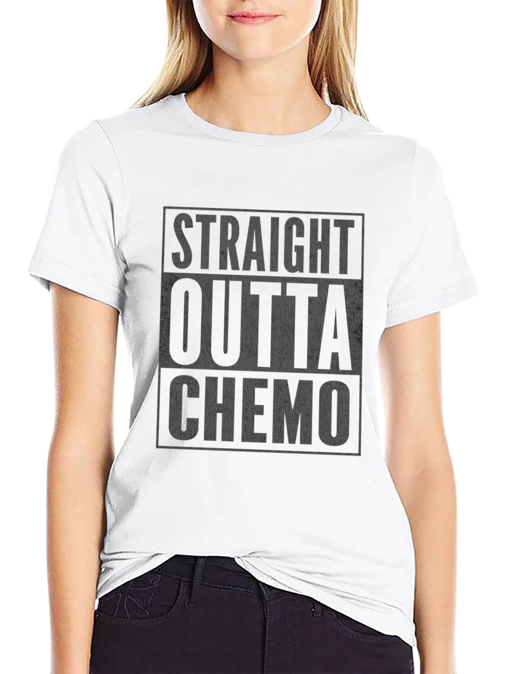 Straight Outta Chemo T-Shirt - Cancer Survivor Tee
