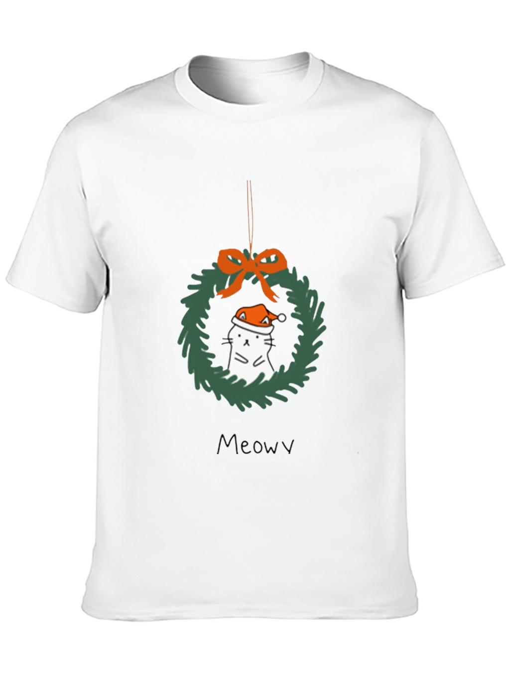 Festive Cat Christmas T-Shirt