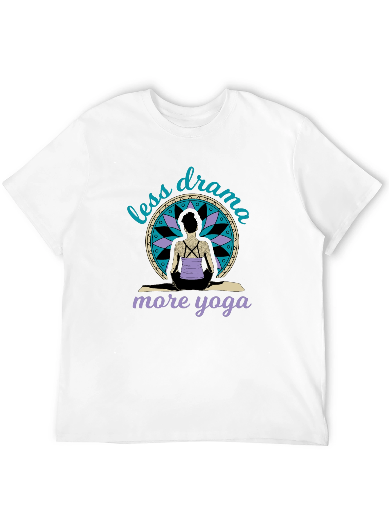 Less Drama More Yoga Graphic T-Shirt