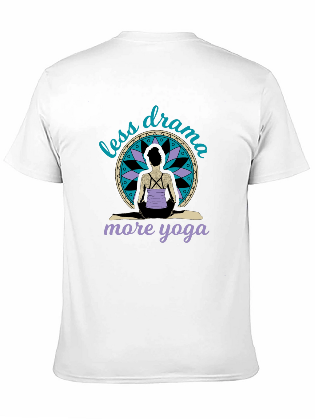 Less Drama More Yoga Graphic T-Shirt