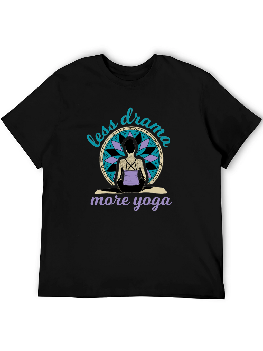 Less Drama More Yoga Graphic T-Shirt