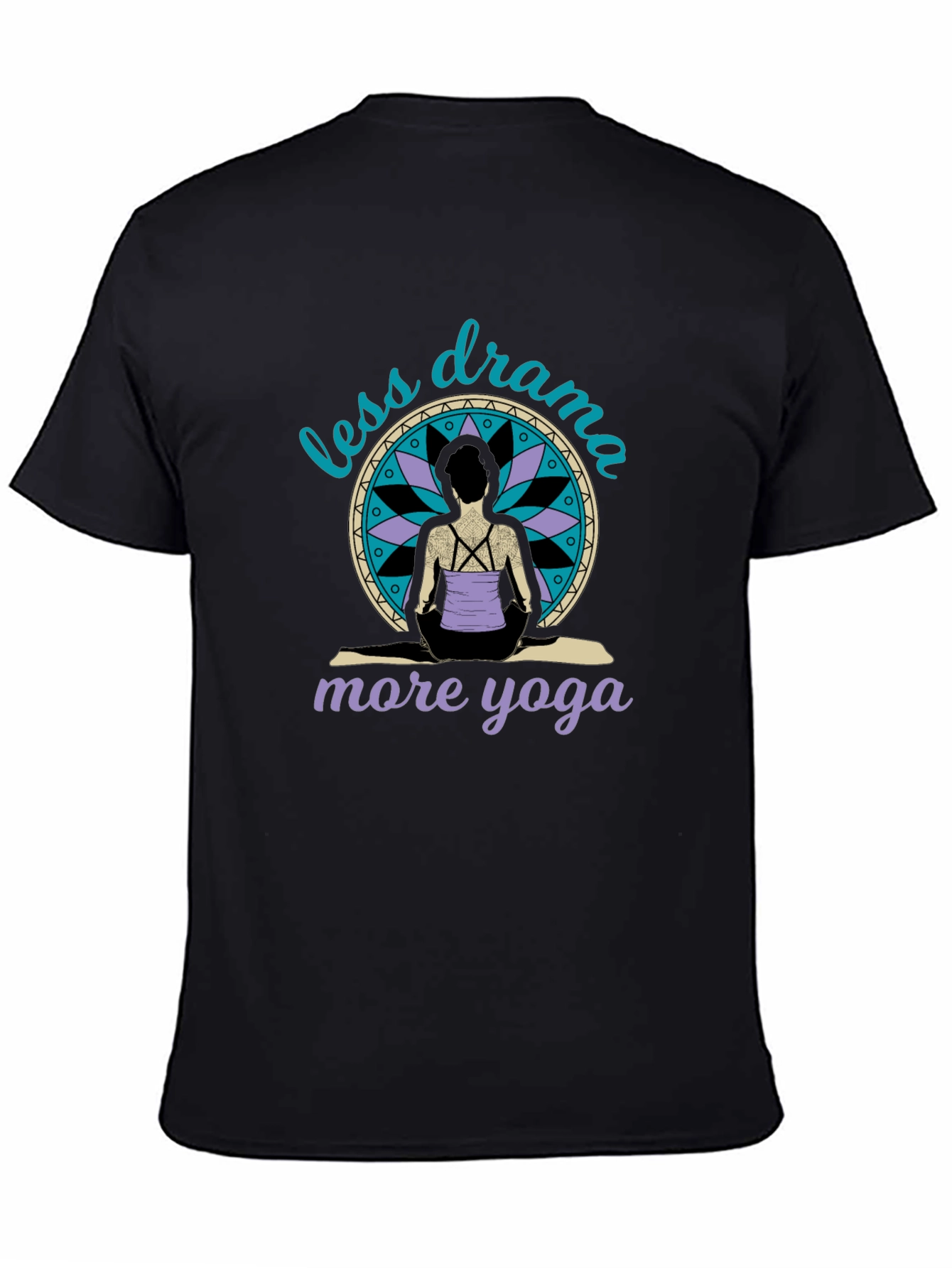 Less Drama More Yoga Graphic T-Shirt
