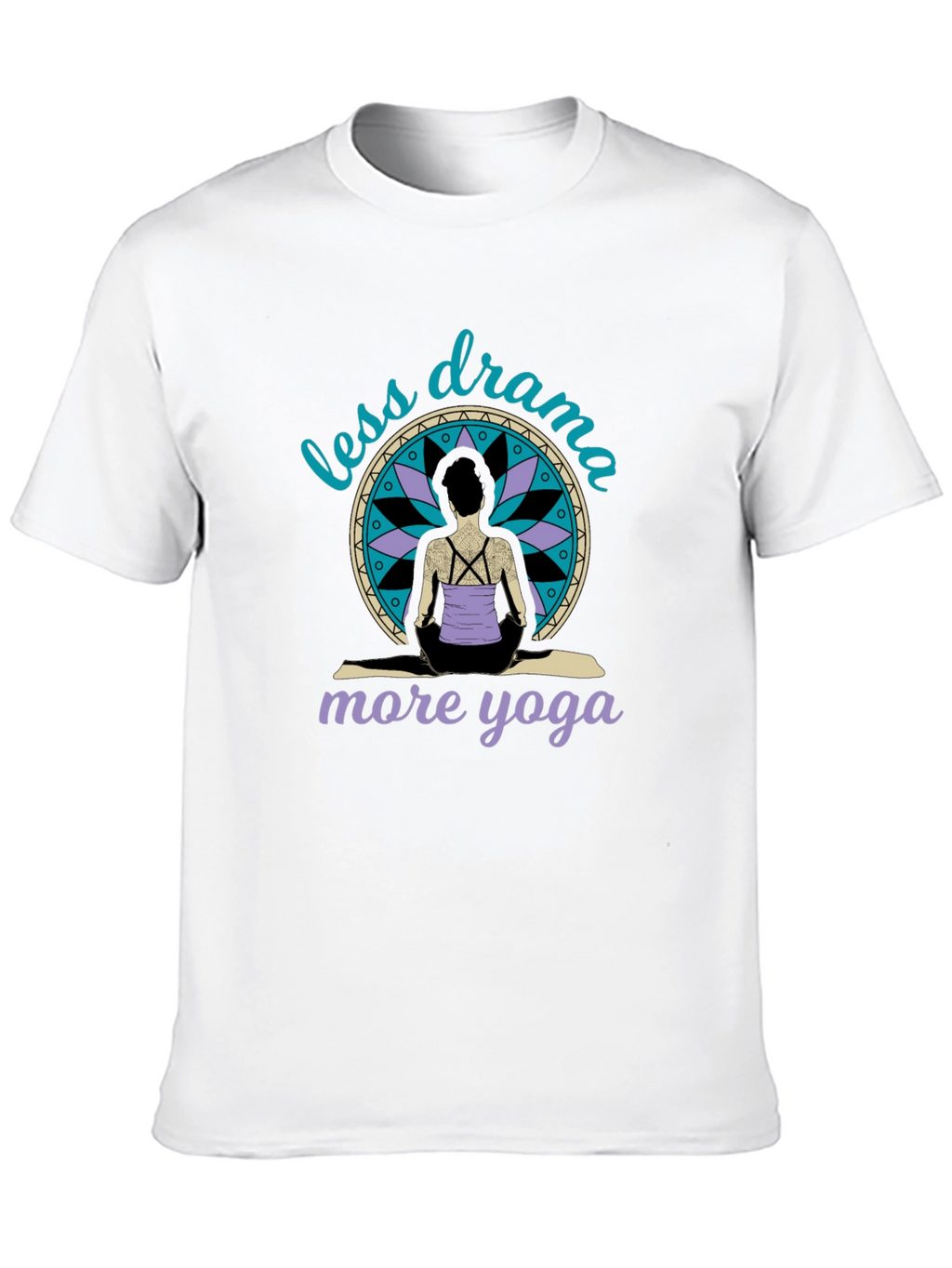 Less Drama More Yoga Graphic T-Shirt