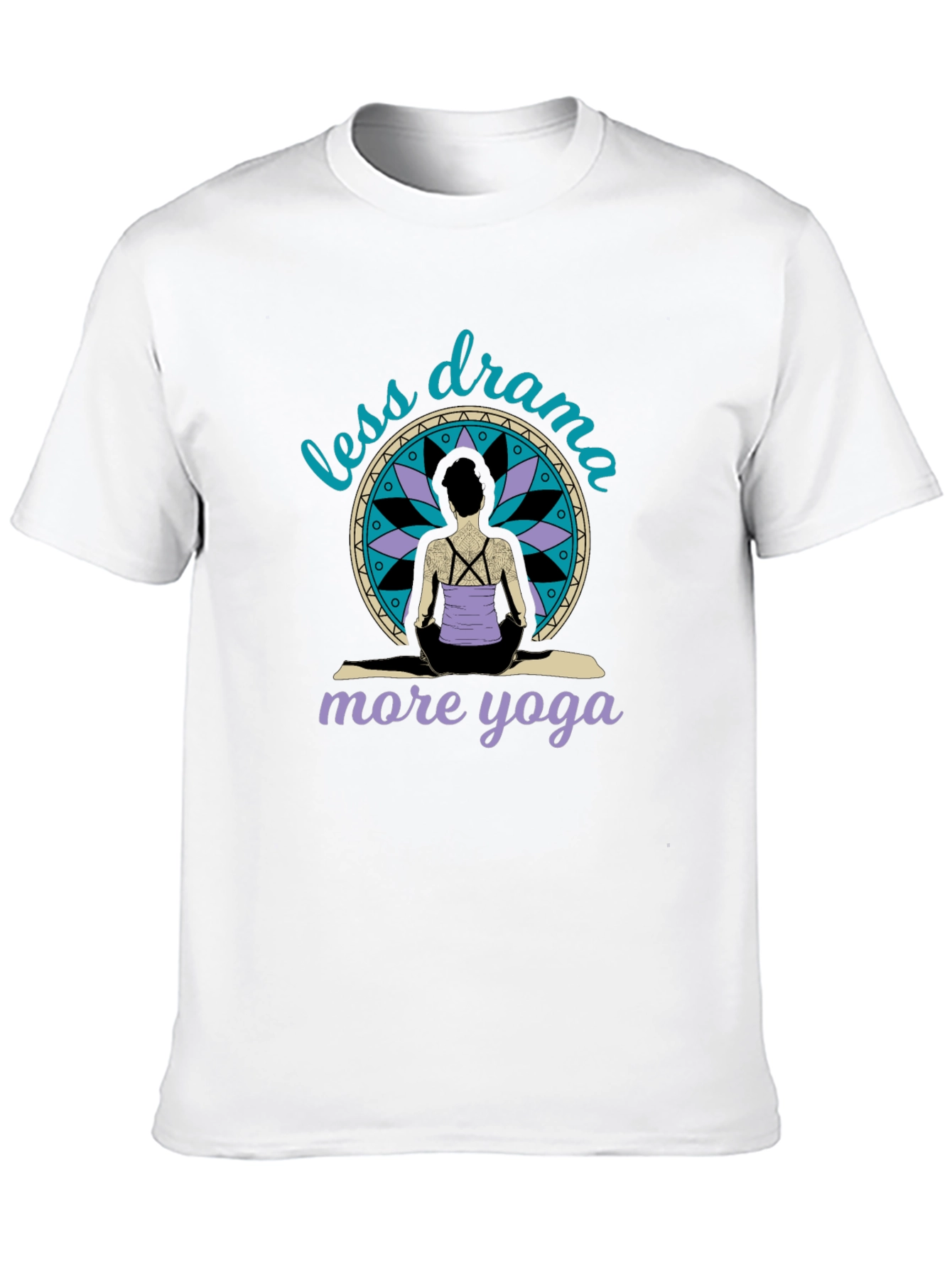 Less Drama More Yoga Graphic T-Shirt
