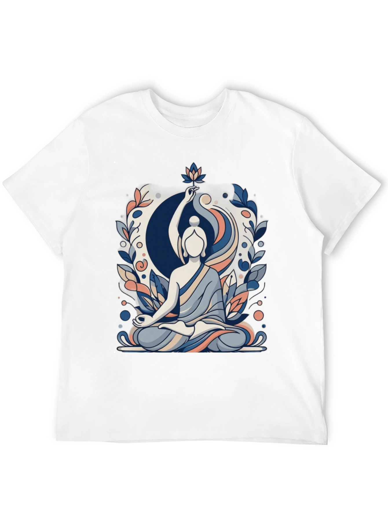 Meditative Buddha Graphic Tee - Stylish Black T-Shirt