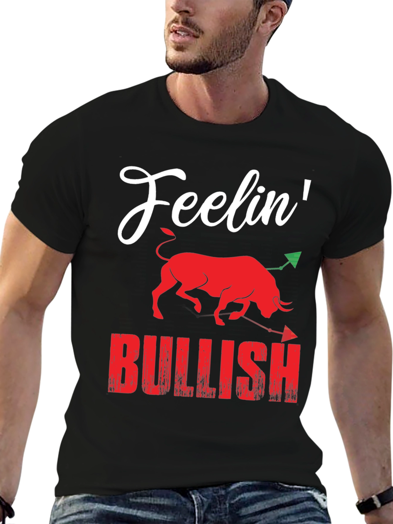 Feelin Bullish Graphic T-Shirt