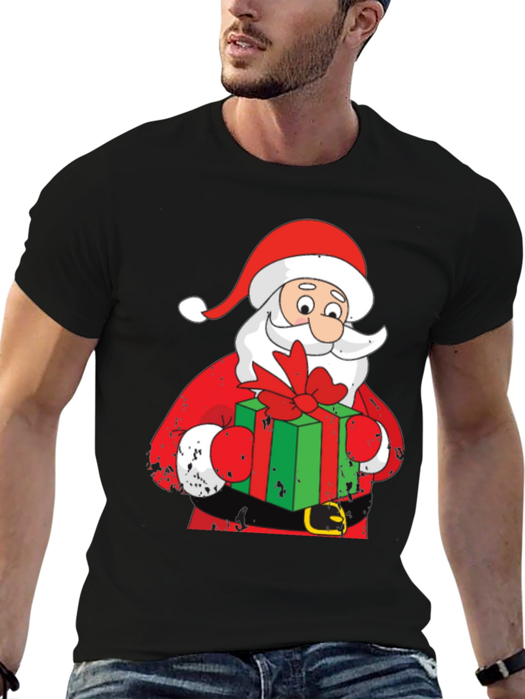 Santa Claus Christmas Graphic T-Shirt