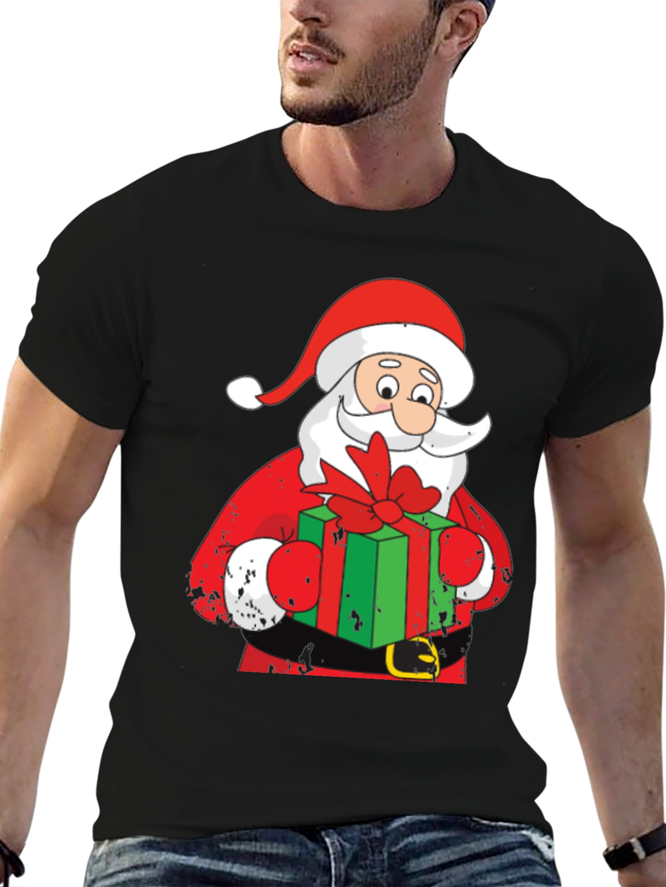 Santa Claus Christmas Graphic T-Shirt