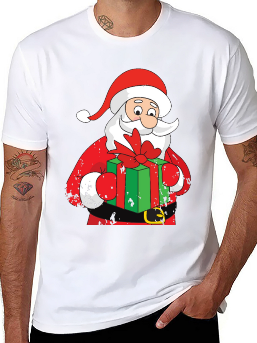 Santa Claus Christmas Graphic T-Shirt