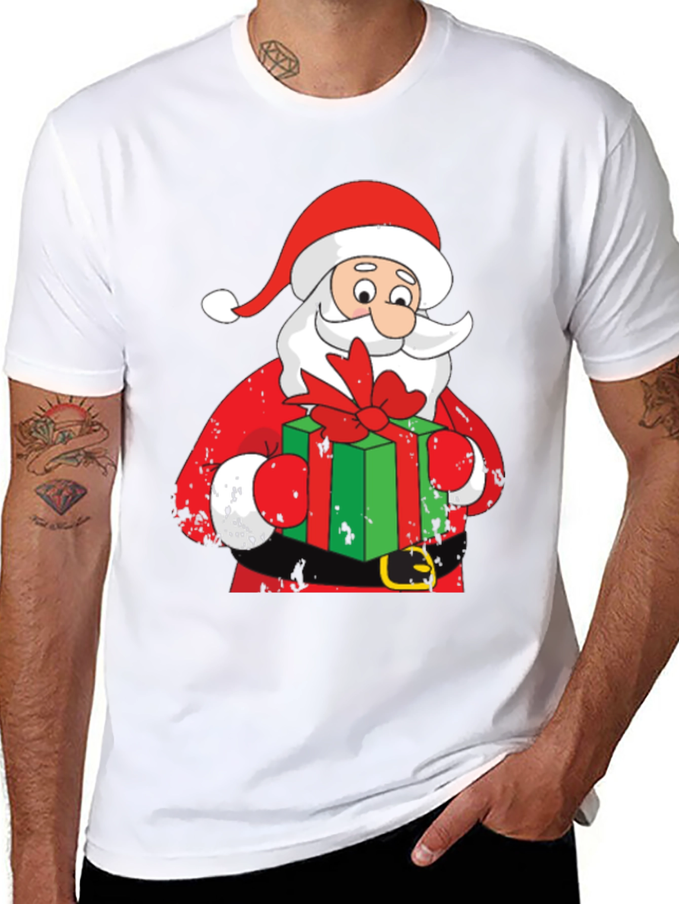 Santa Claus Christmas Graphic T-Shirt