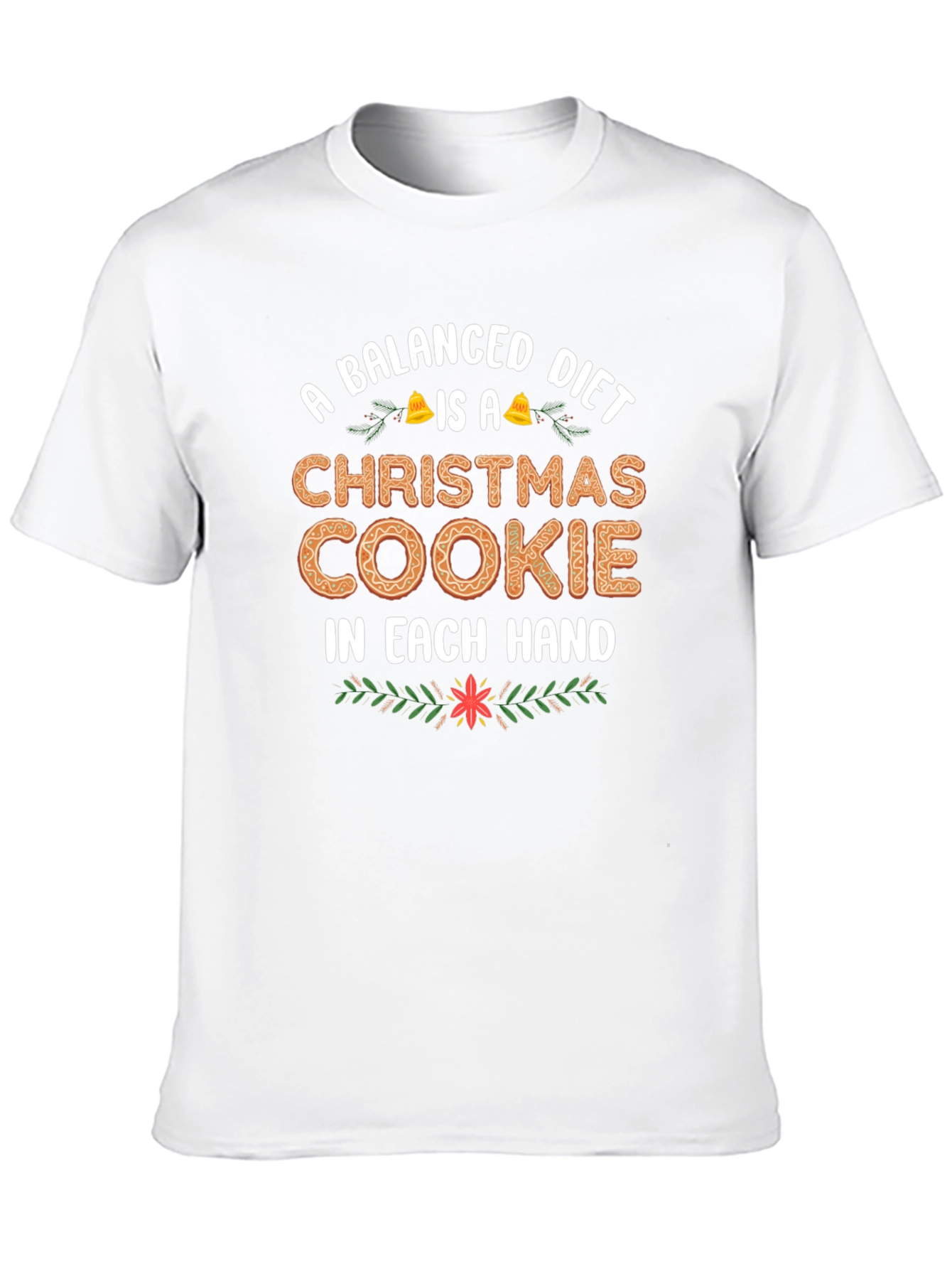 Balanced Diet Christmas Cookie T-Shirt