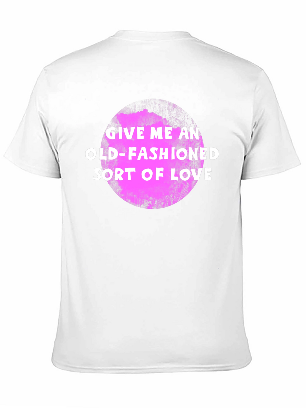 Old-Fashioned Love Graphic Tee - Soft Black Cotton Shirt