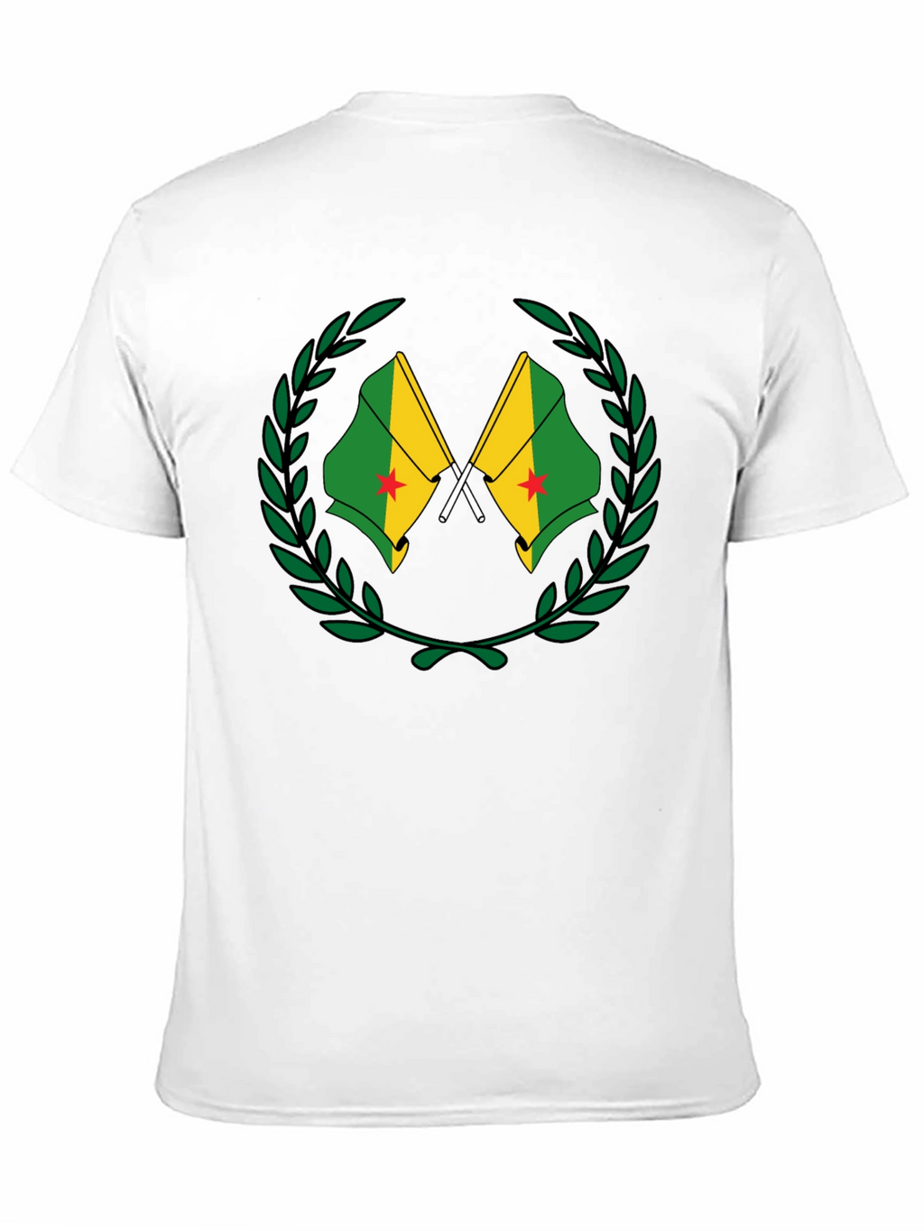 French Guiana Flag T-Shirt - Black