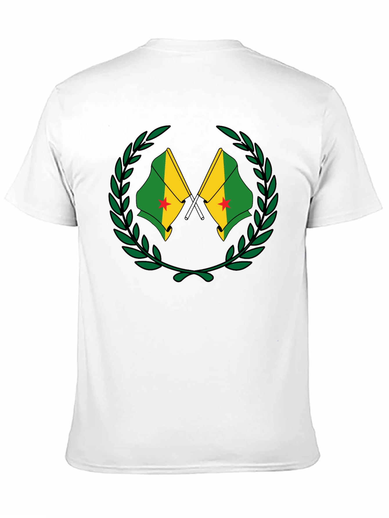French Guiana Flag T-Shirt - Black
