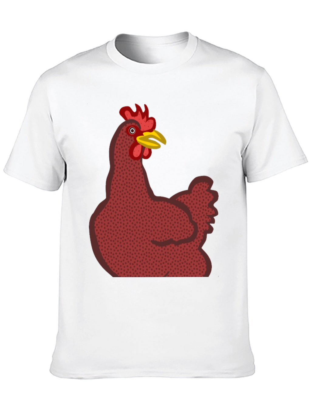 Chicken Graphic T-Shirt - Black Casual Tee