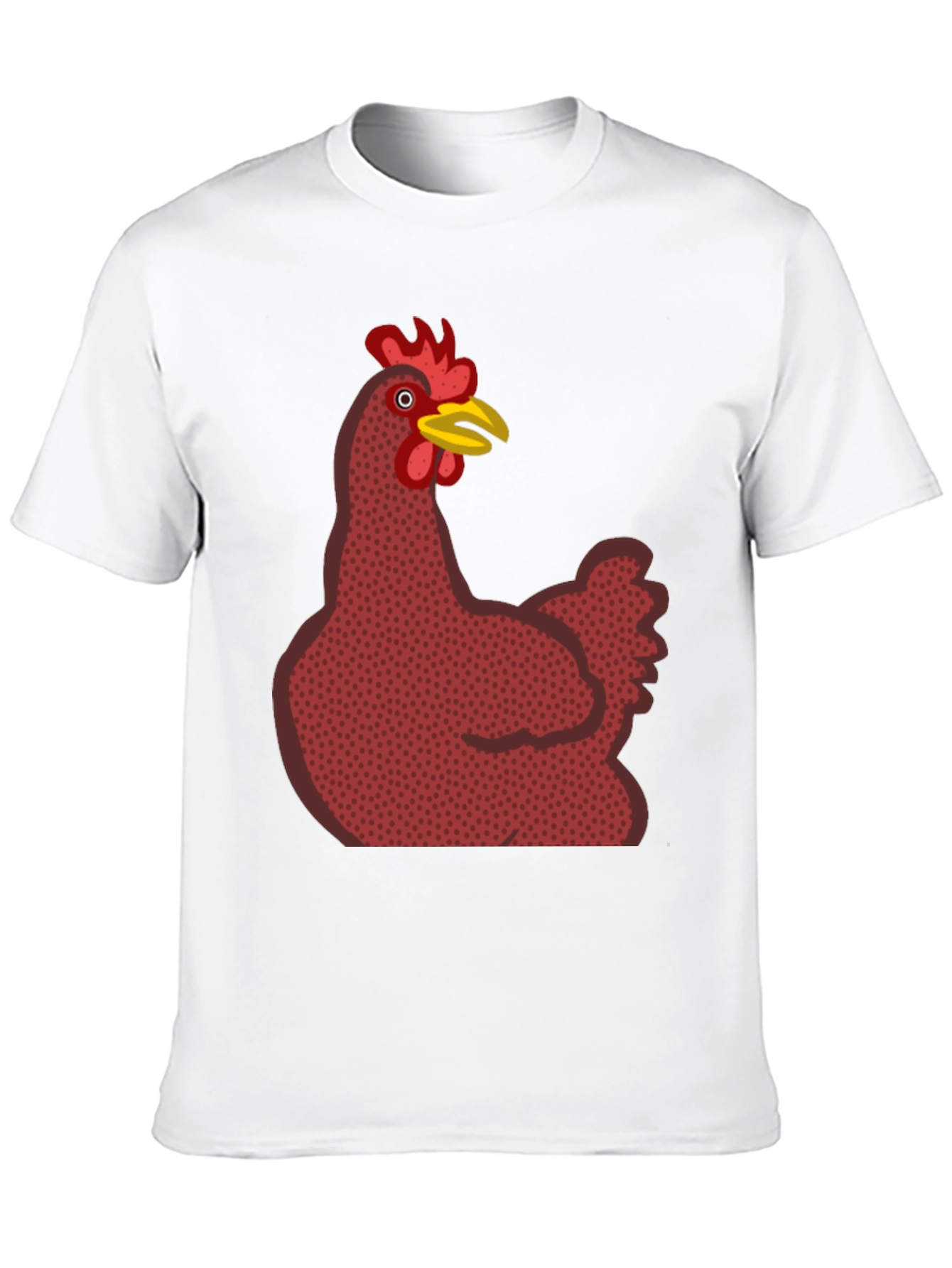 Chicken Graphic T-Shirt - Black Casual Tee