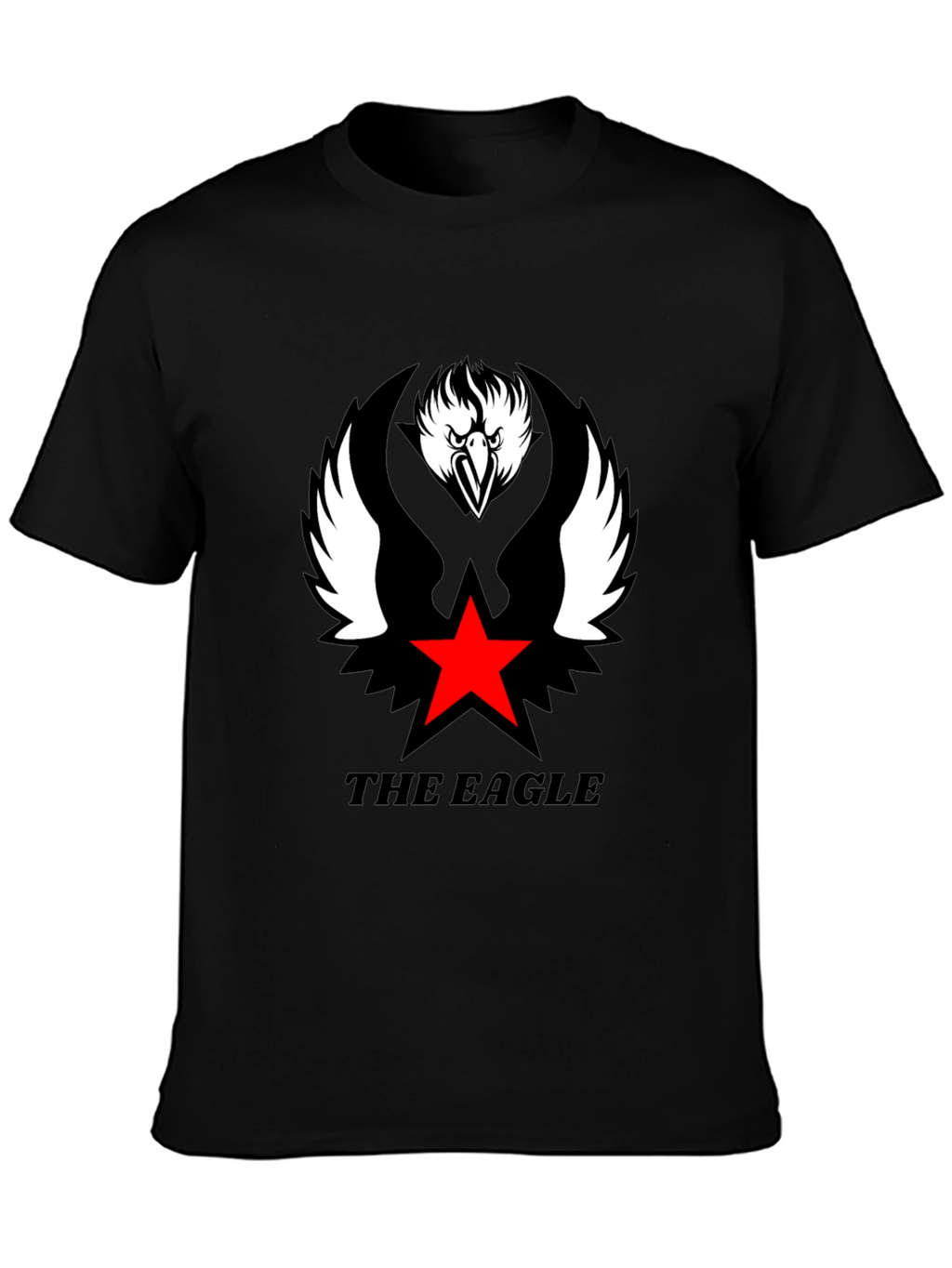 The Eagle Graphic Tee - Cool Black T-Shirt