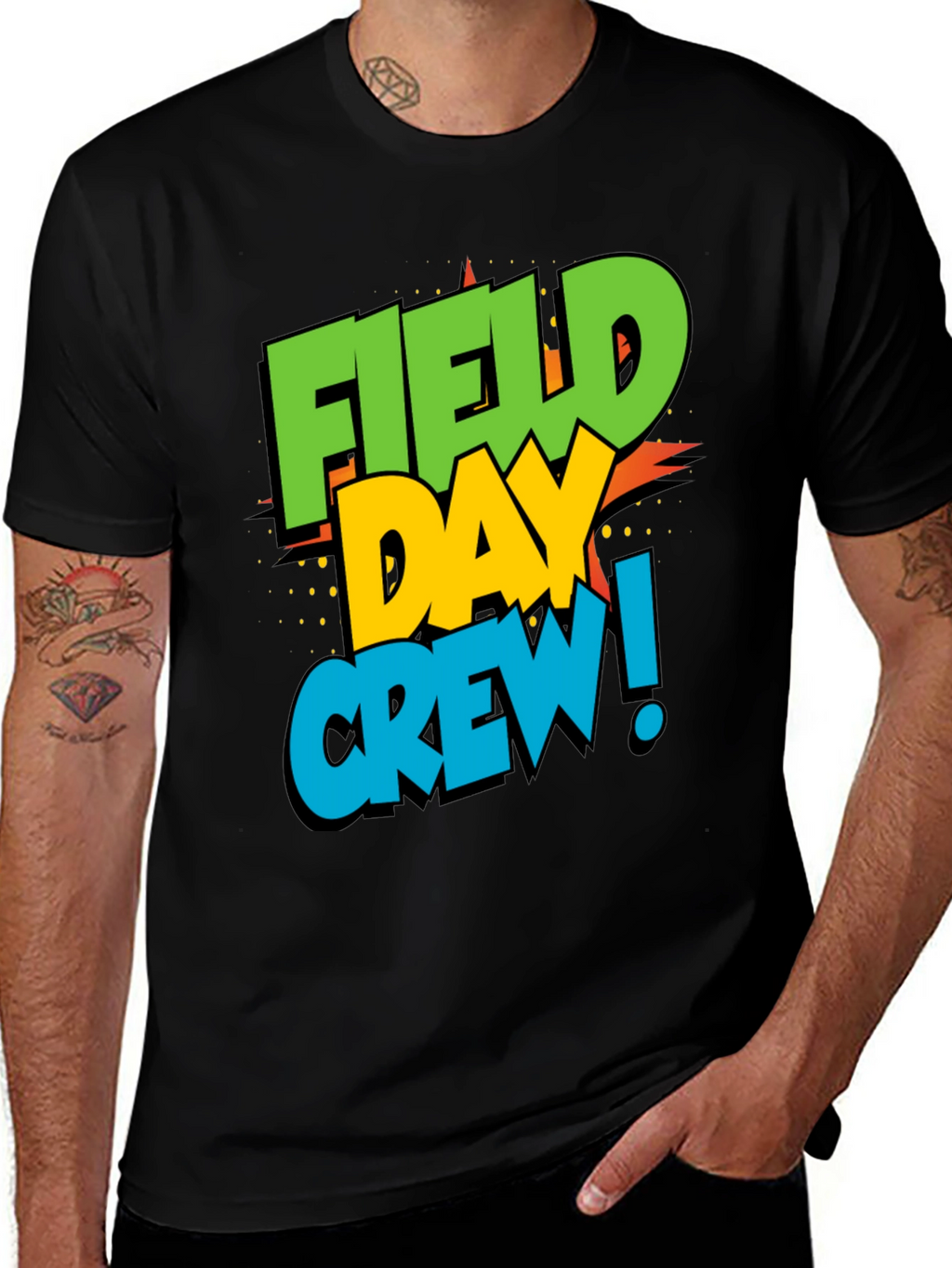 Field Day Crew Graphic T-Shirt