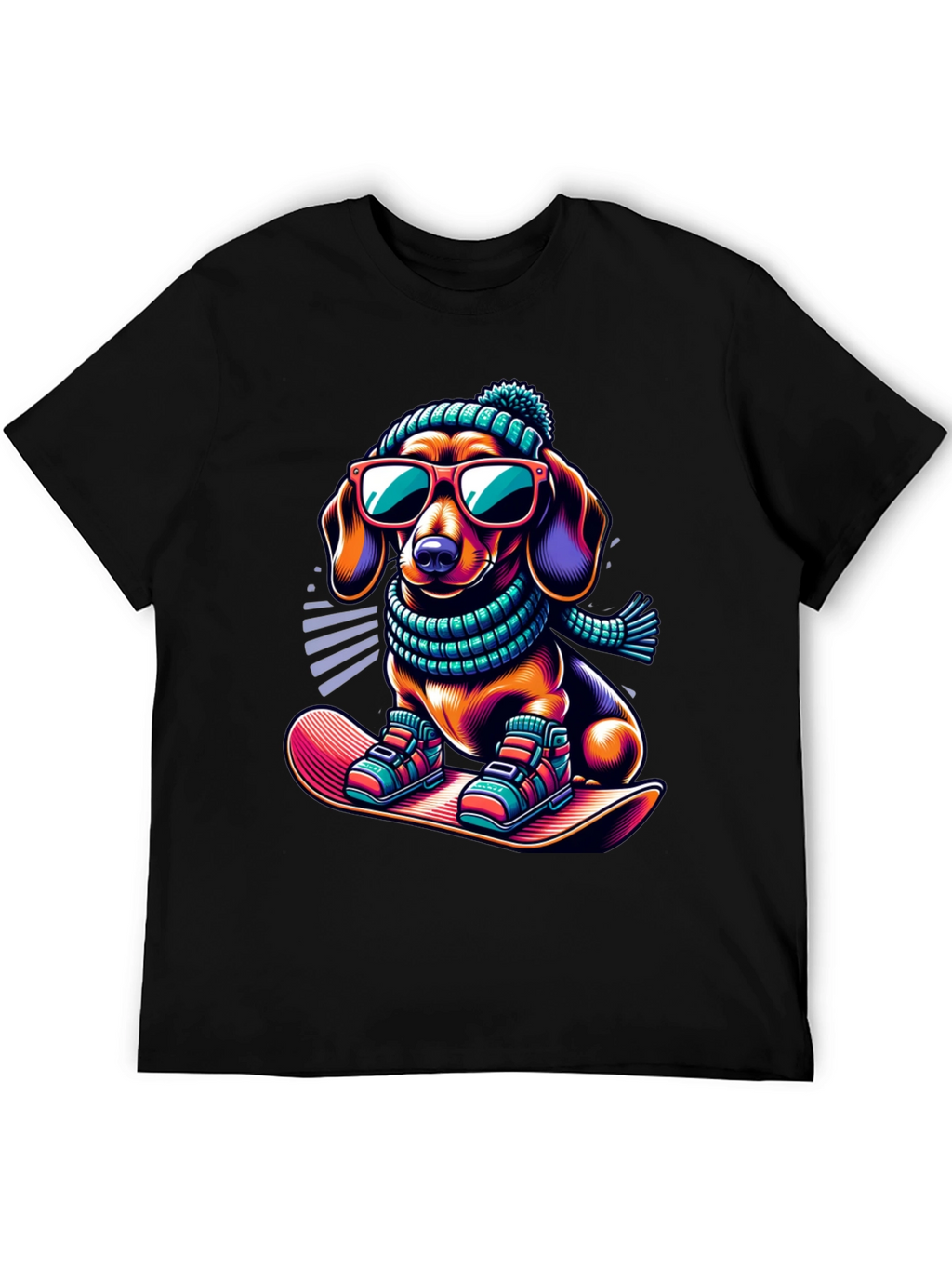 Cool Dachshund Winter T-Shirt