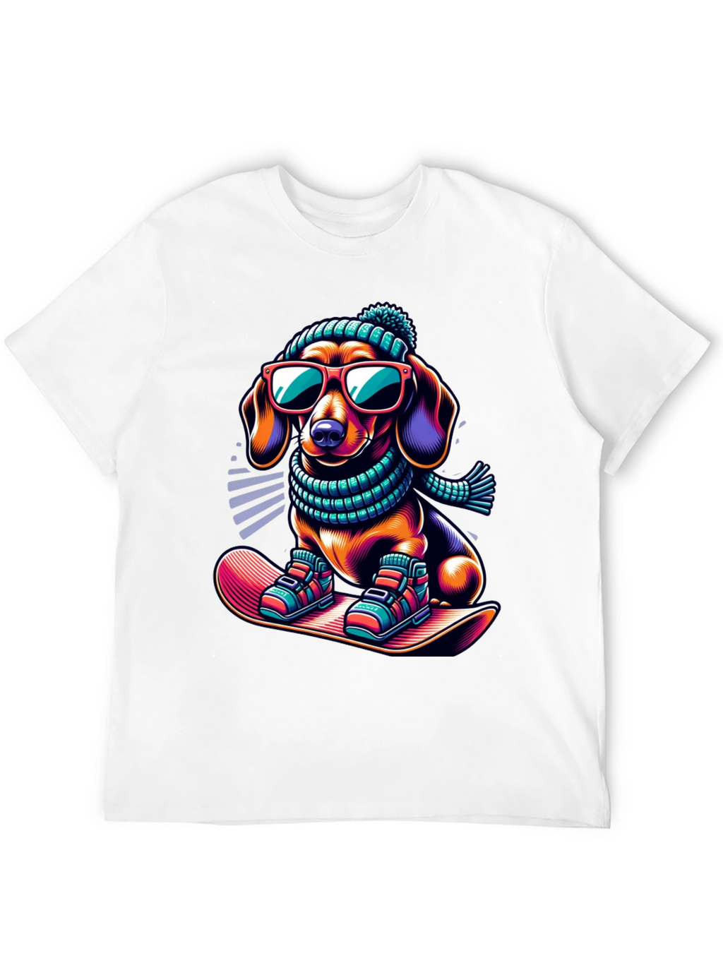 Cool Dachshund Winter T-Shirt
