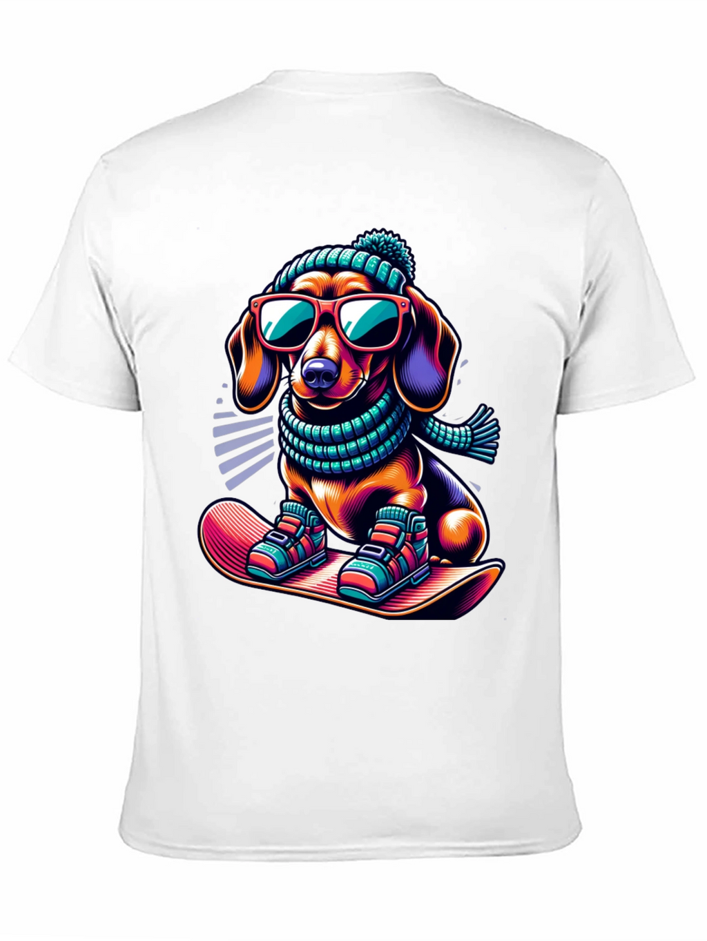 Cool Dachshund Winter T-Shirt
