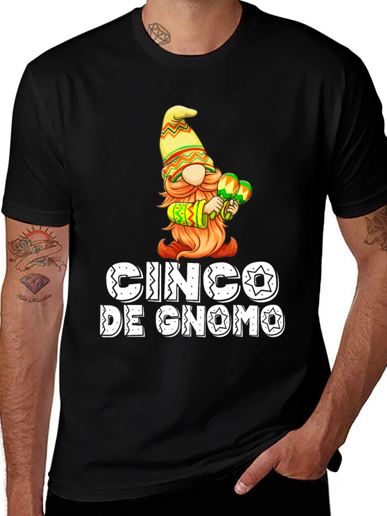 Cinco De Gnomo T-Shirt - Funny Cinco De Mayo Tee