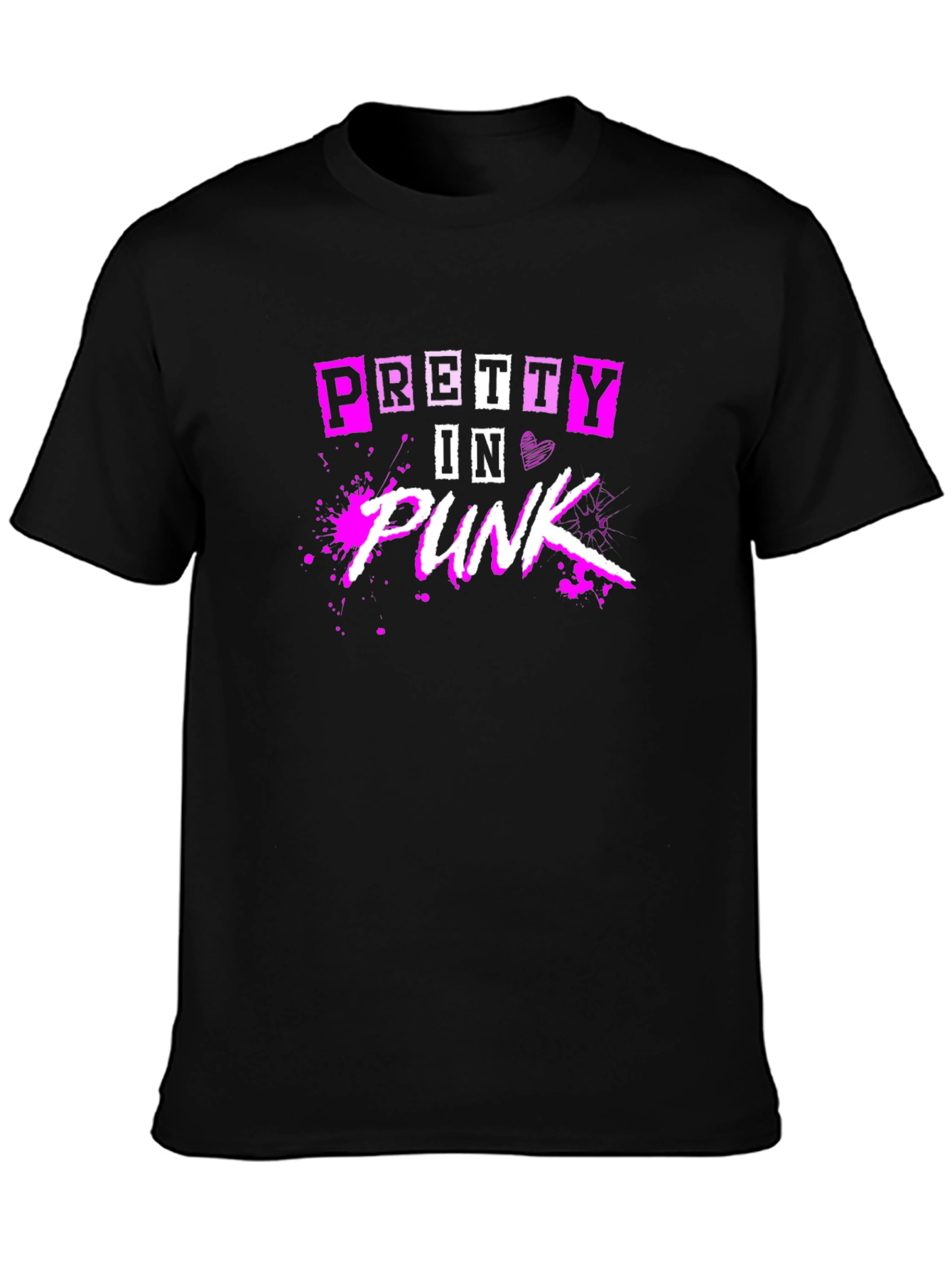 Pretty in Punk Graphic Tee - Black T-Shirt