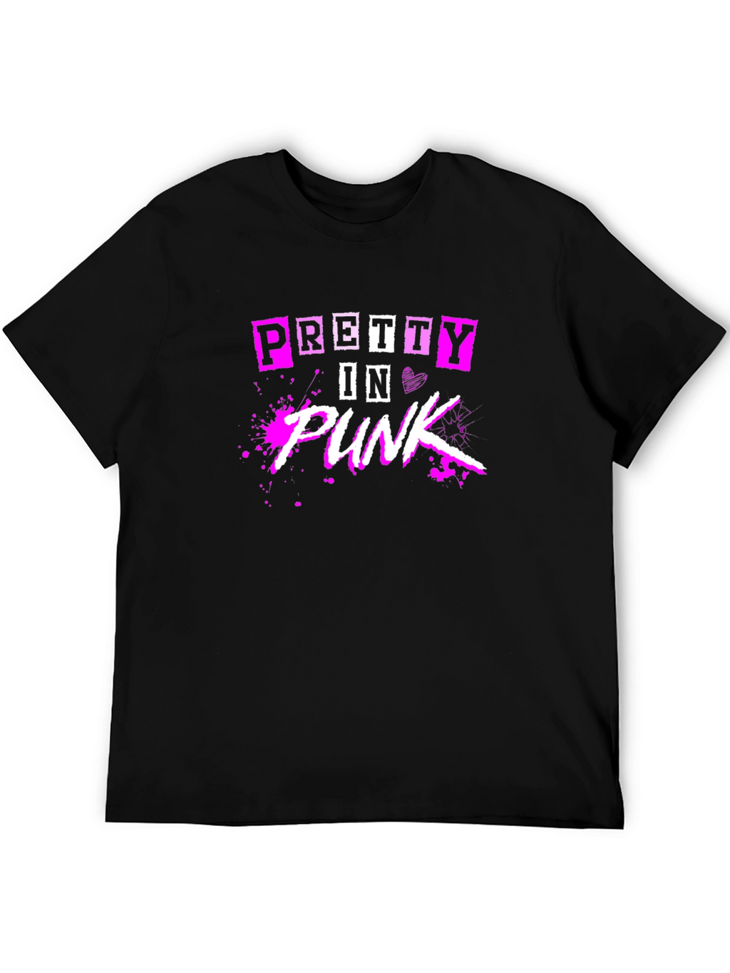 Pretty in Punk Graphic Tee - Black T-Shirt