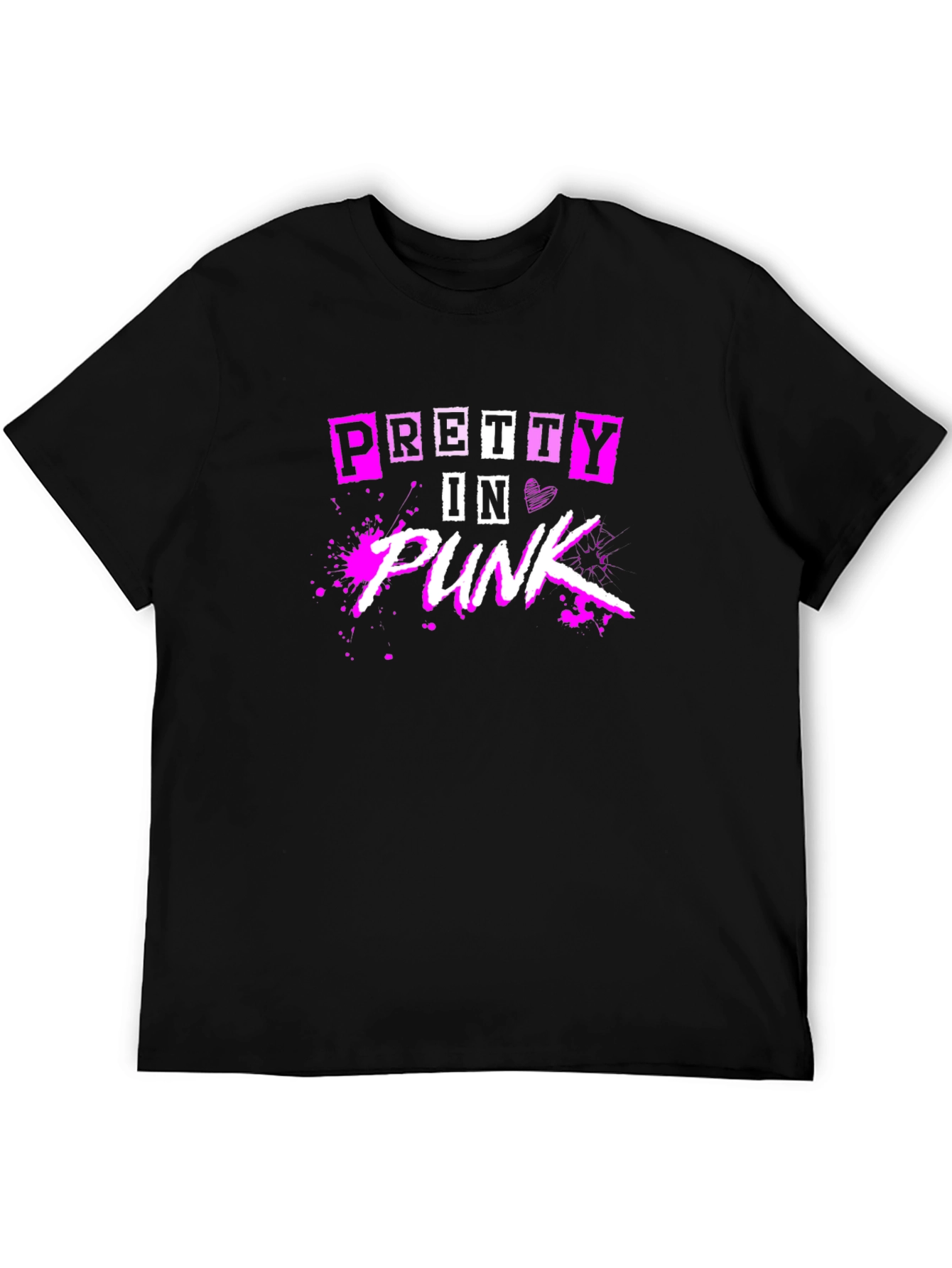 Pretty in Punk Graphic Tee - Black T-Shirt