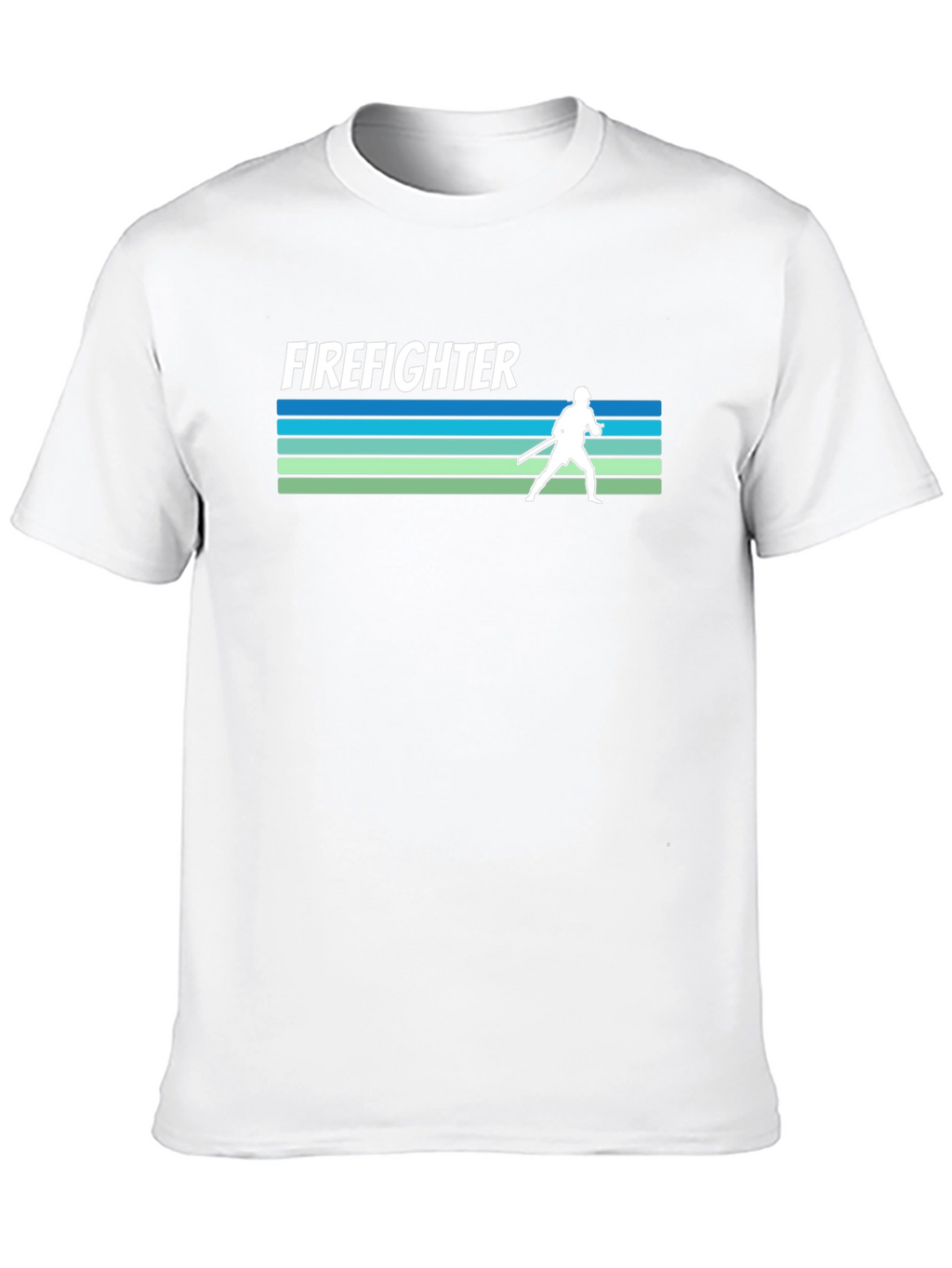 Firefighter Graphic Tee - Retro Style