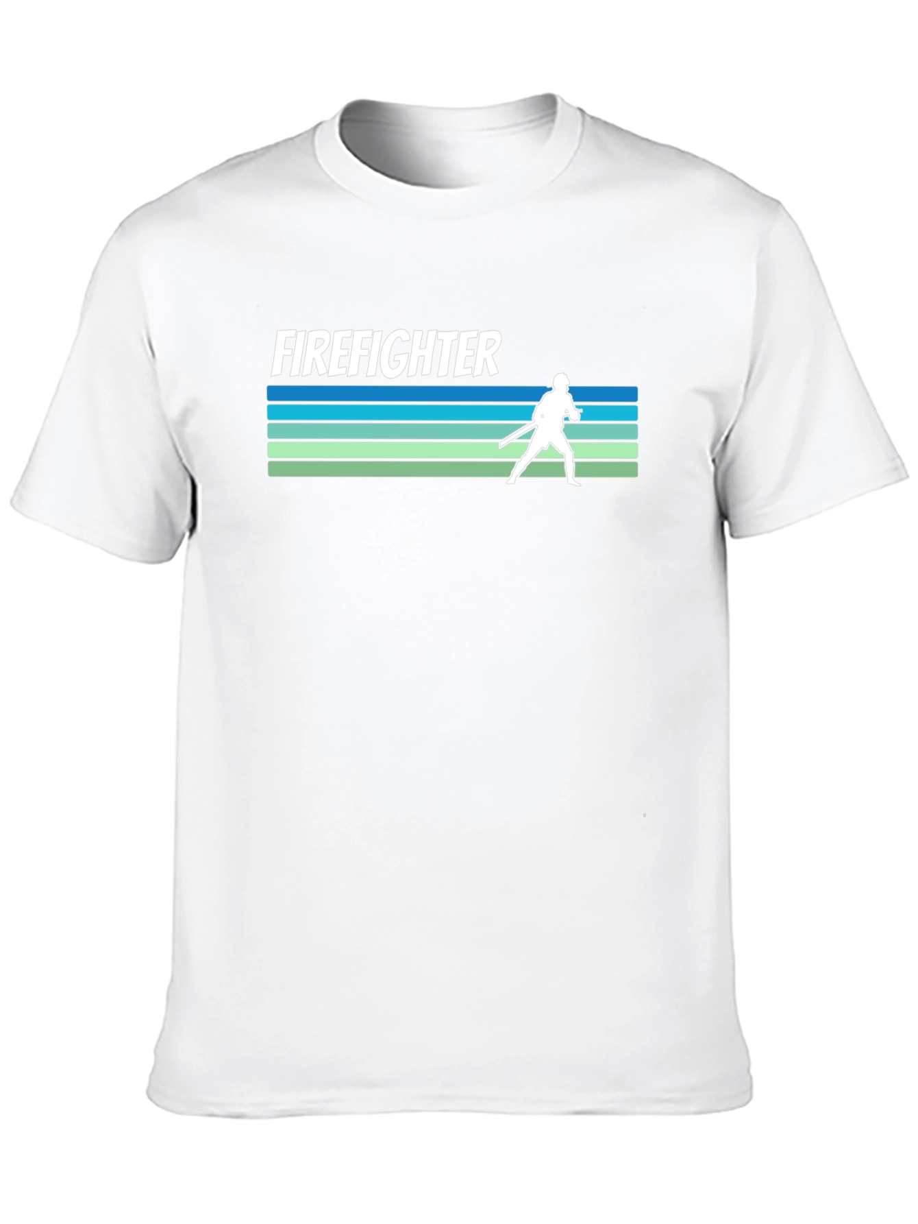 Firefighter Graphic Tee - Retro Style