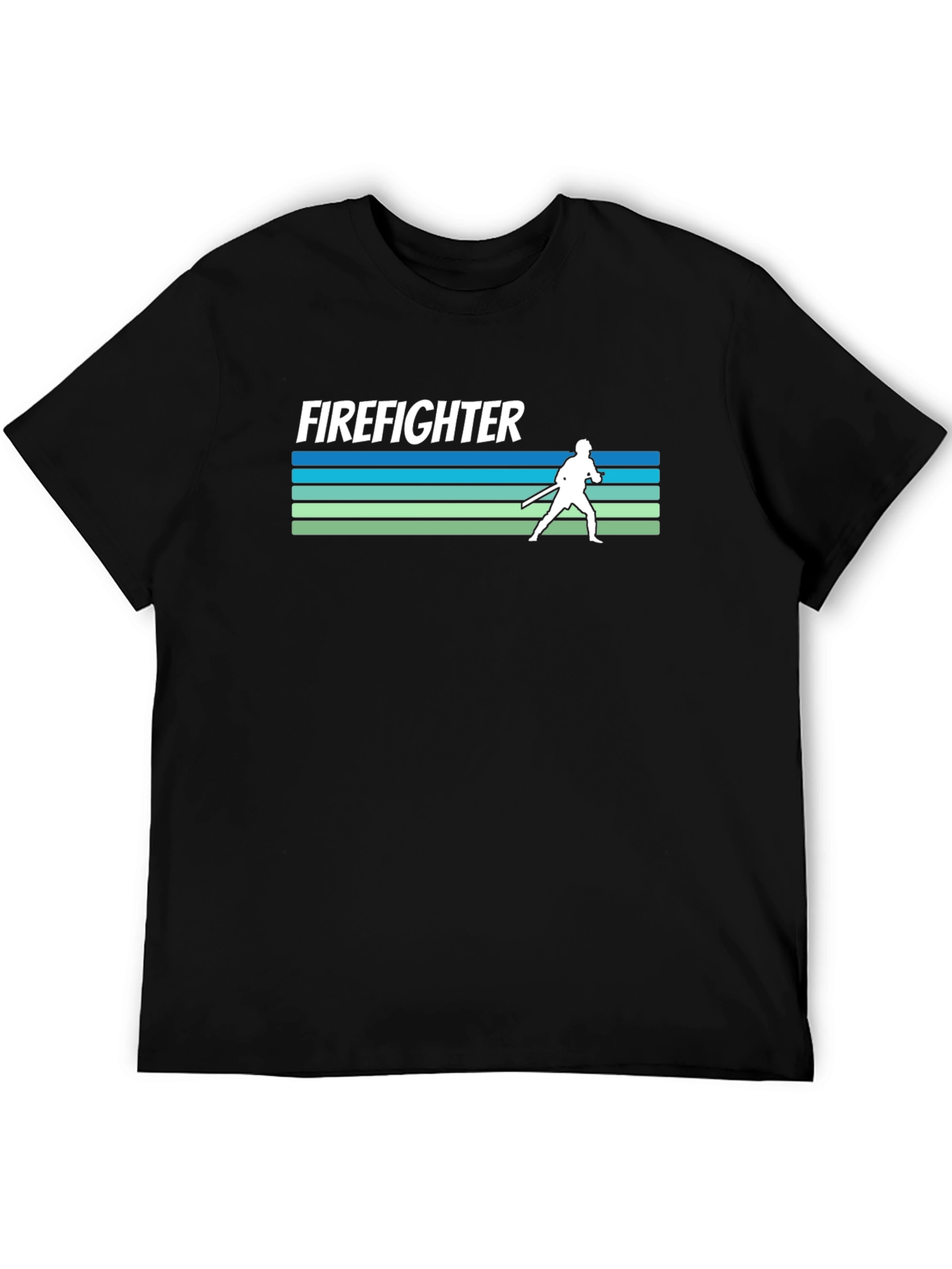 Firefighter Graphic Tee - Retro Style