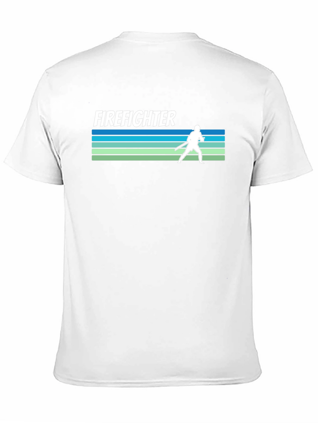 Firefighter Graphic Tee - Retro Style