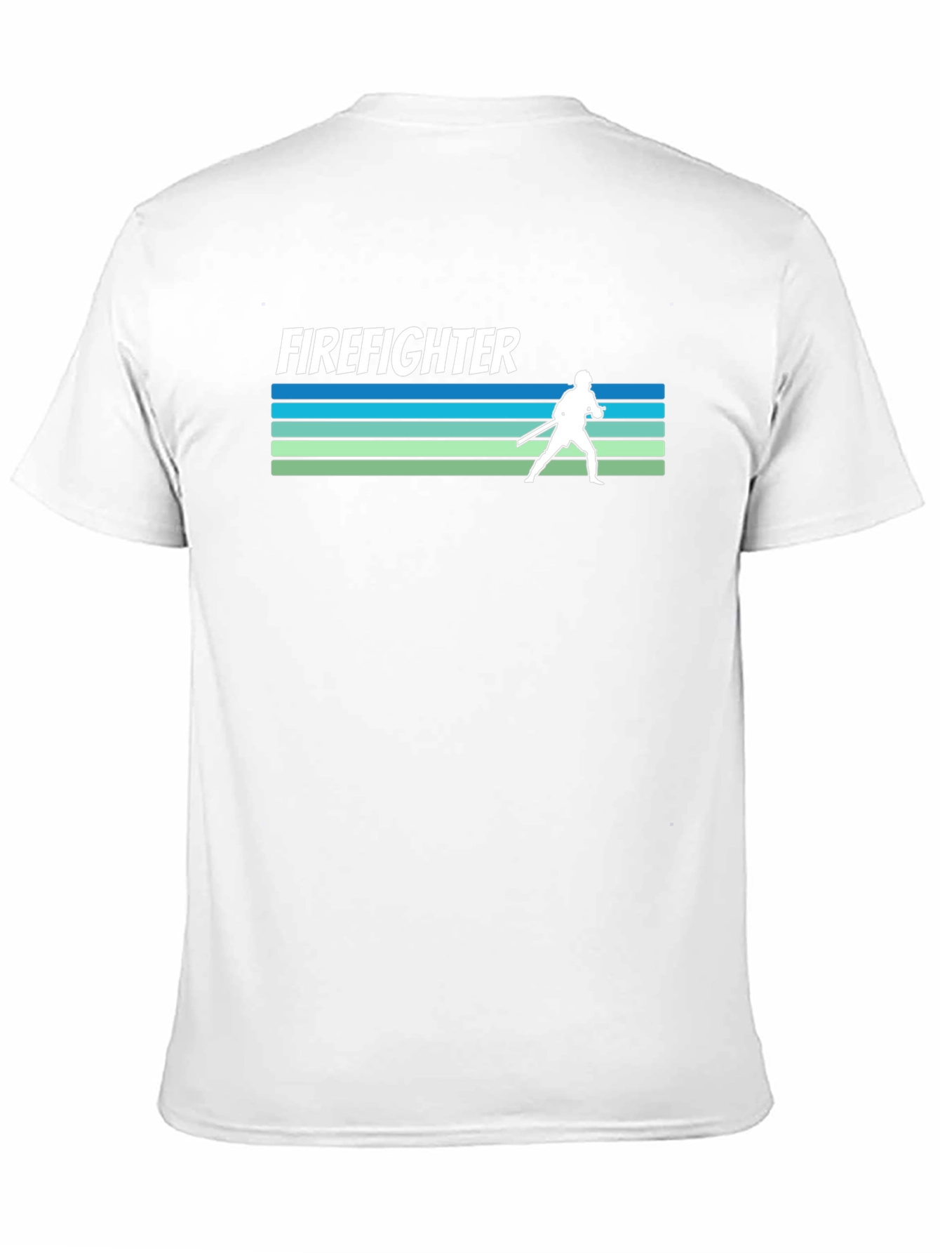 Firefighter Graphic Tee - Retro Style