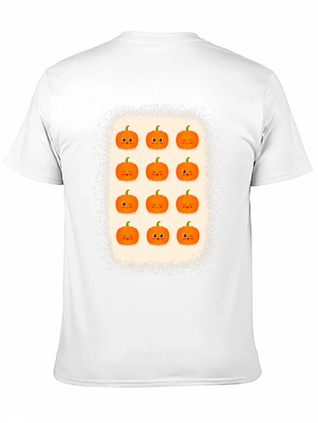 Cute Halloween Pumpkin Face Graphic Tee