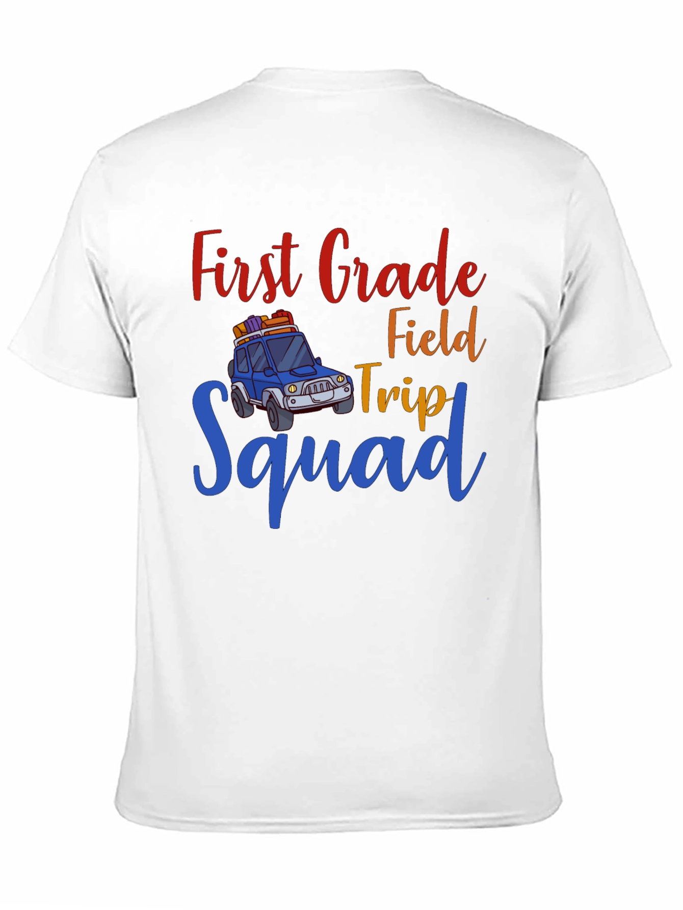 First Grade Field Trip Squad Graphic Tee