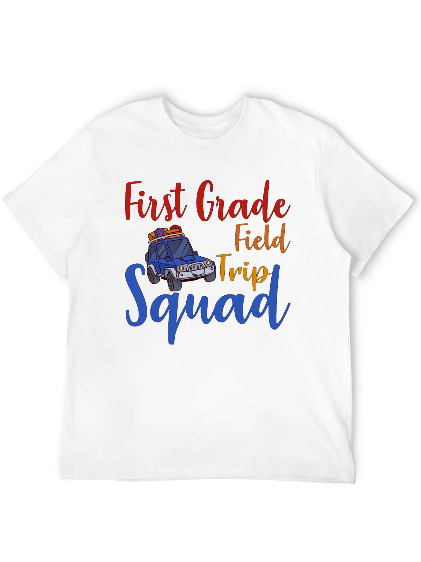 First Grade Field Trip Squad Graphic Tee