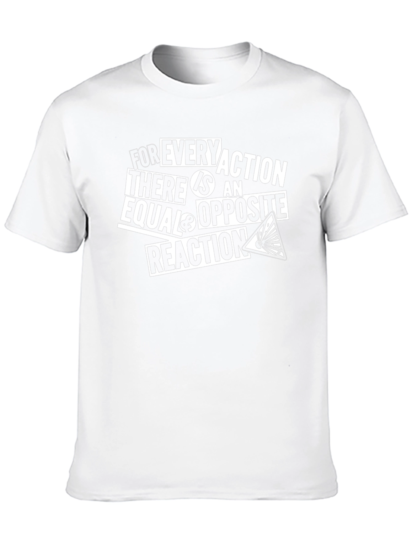 Action Reaction Graphic T-Shirt