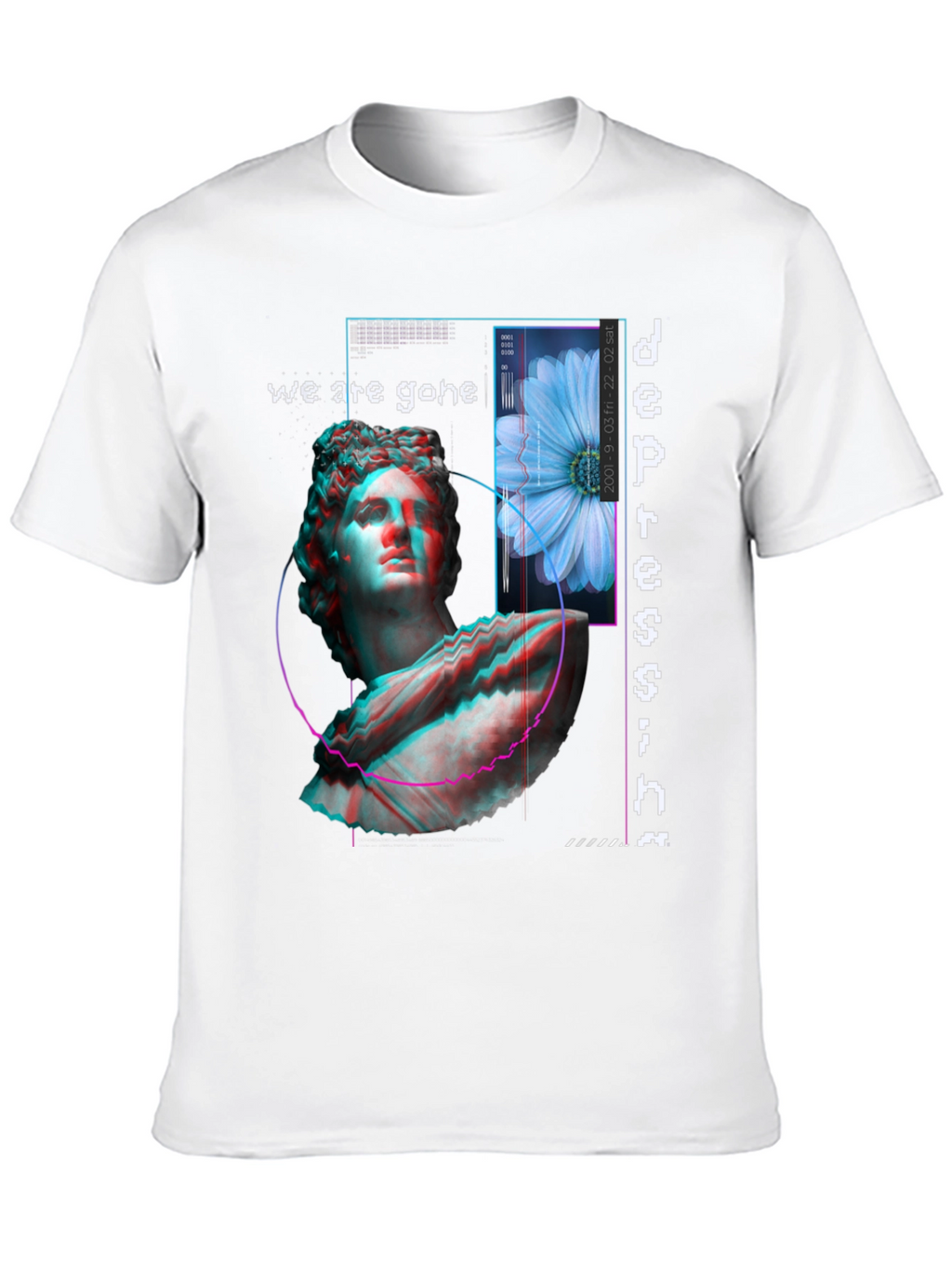 Artistic Depression Graphic Print Tee