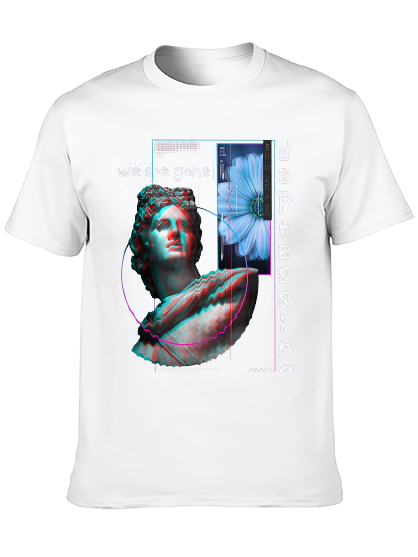 Artistic Depression Graphic Print Tee
