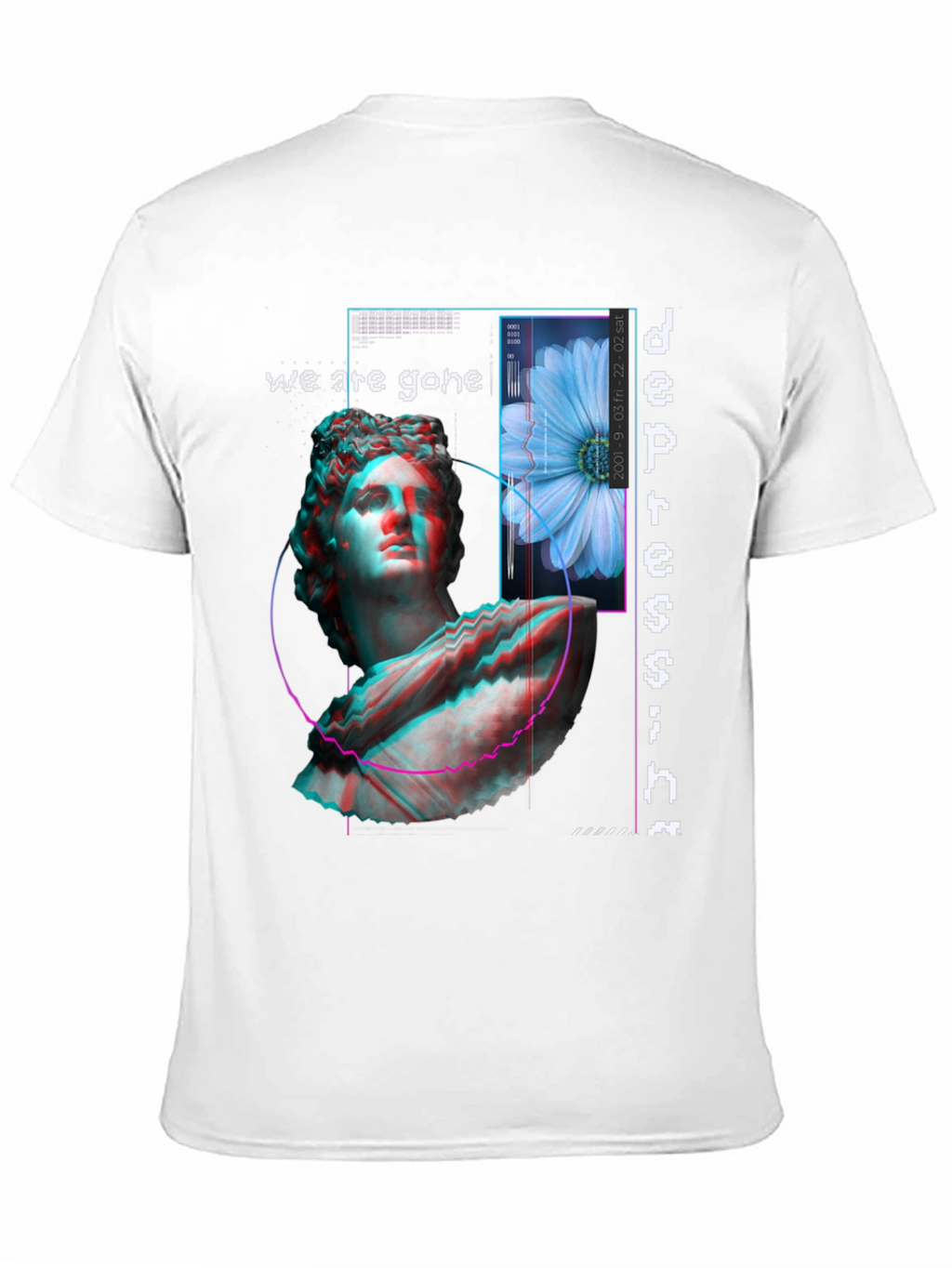 Artistic Depression Graphic Print Tee