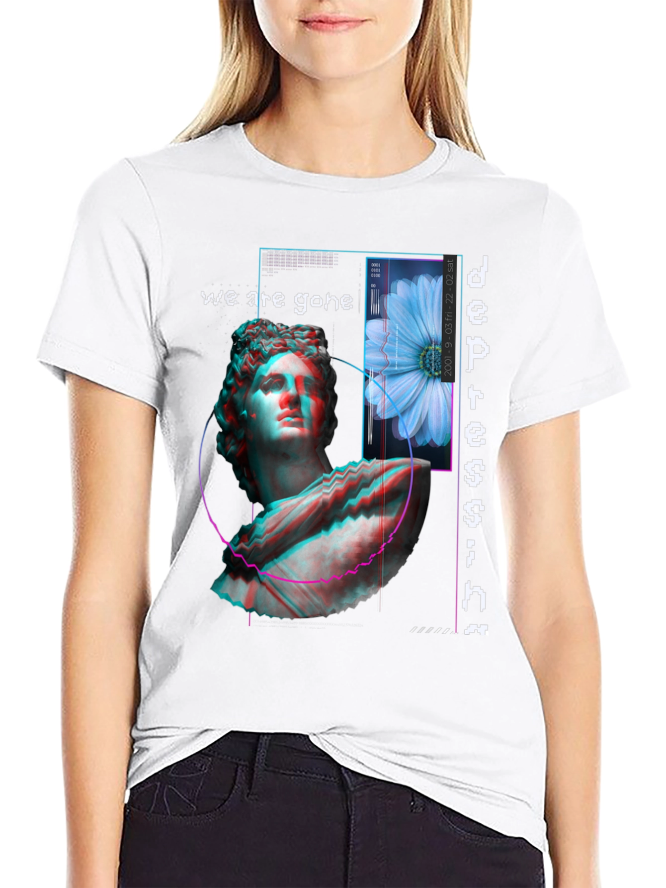 Artistic Depression Graphic Print Tee