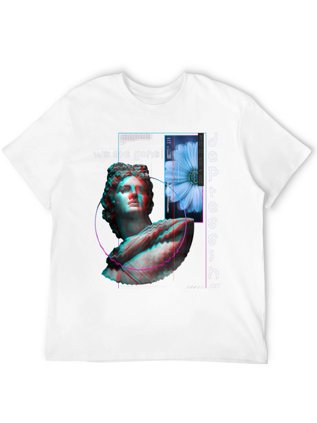 Artistic Depression Graphic Print Tee