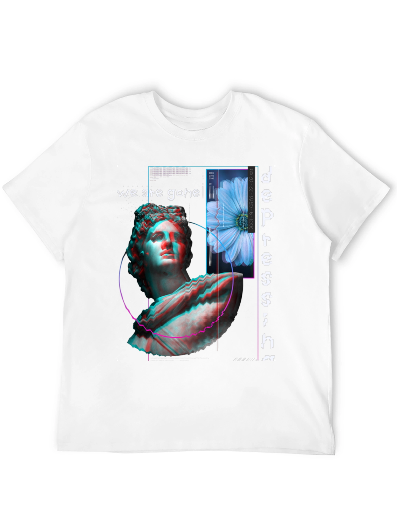 Artistic Depression Graphic Print Tee