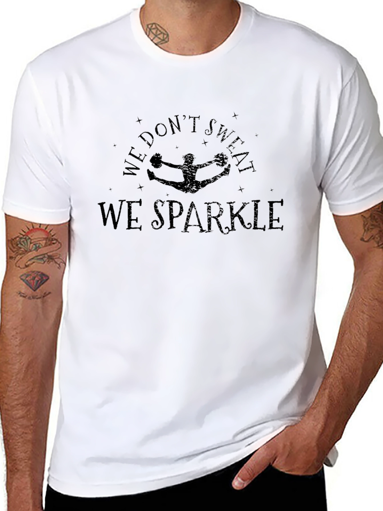 We Dont Sweat We Sparkle Cheer T-Shirt