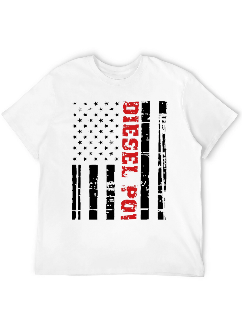 Diesel Power Flag Graphic Tee