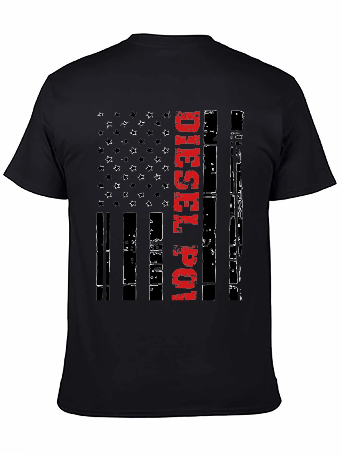 Diesel Power Flag Graphic Tee